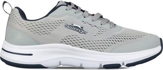 Slazenger Mens Curve Support E Mesh Trainers Sn Grey/White 11 UK