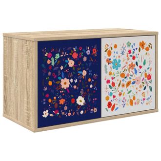 vidaXL Mueble De Tv Montado En La Pared Mainz 69 X 33 X 40 Cm Vidaxl