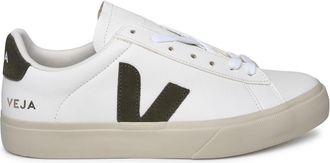 Veja Ivory Chrome Free Lear Field Sneakers