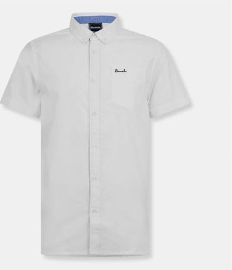 Bench Mens Shirt Ss Bowdn - White - Size: Regular/36