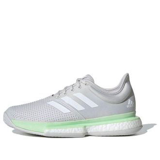 adidas (WMNS) adidas SoleCourt Glow Green EF2075