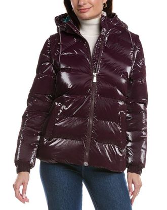Scotch & Soda Schyler Quilted Hooded Padded Puffer Jacket