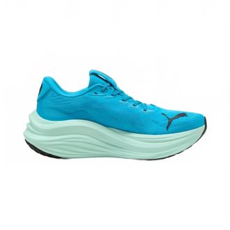 Puma Mens Magmax Nitro Running Shoes In Speed Blue Mint Melt