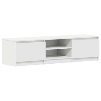 Berkfield Home TV Cabinet White 140x40x35.5 cm Engineered Wood