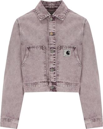 Carhartt Work in Progress W Arca Denim Jacket - Dames - Spijkerjassen - Paars - XS - Denim - Jassen