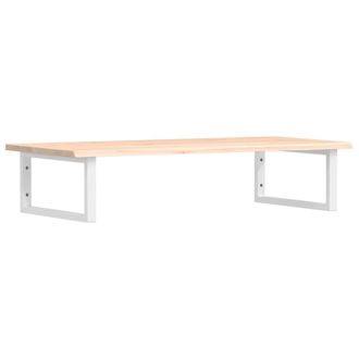 vidaXL Estante De Lavabo De Pared De Acero Y Madera Maciza De Roble Vidaxl
