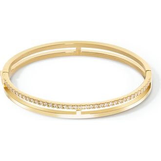 Coeur de Lion Eternal Unity Crystal Bangle in Gold at Nordstrom, Size 6.75