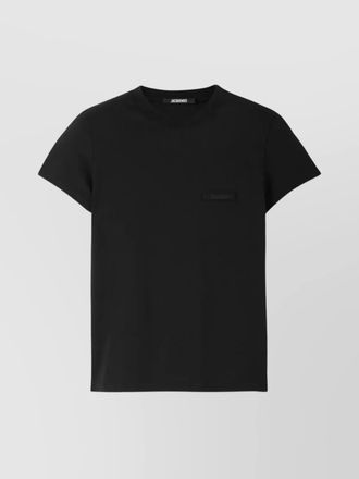 Jacquemus cotton logo print short sleeve t-shirt