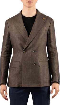 Sartoria Latorre Formele Blazer - Heren - Business blazers - Bruin - M - Kostuums