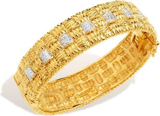 Savvy Cie Jewels 18K GOLD PLATED BANGLE BRACELET