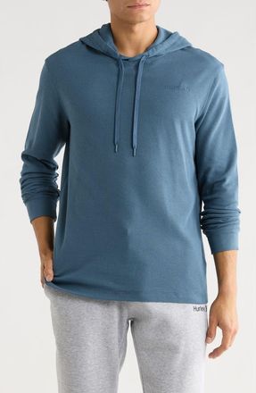 Hurley O&O Thermal Hoodie in Grey Teal at Nordstrom Rack, Size Medium