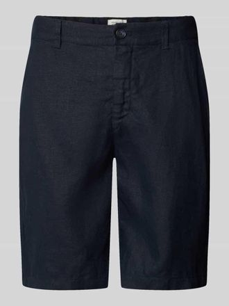 Casual Friday Casual Friday Leinen Shorts mit Eingrifftaschen Modell PANDRUP in Marine, Gr&ouml;&szlig;e XXL