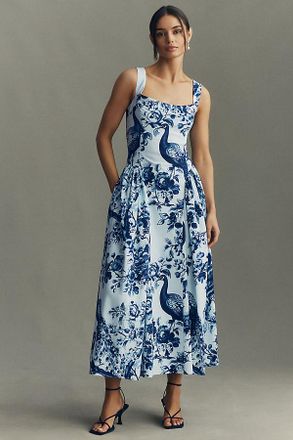 BHLDN Olivia Fit & Flare Midi Dress