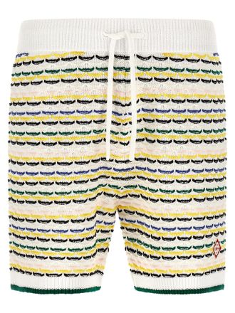 Casablanca Multicolor Cotton Bermuda Mens Shorts