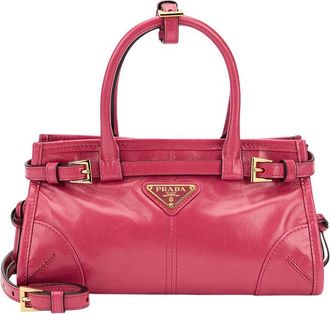 Prada Fuchsia Bonnie mini leather bag