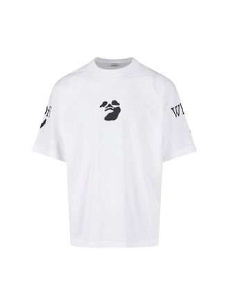 Off-white White Swimming Graphic Cotton T-Shirt