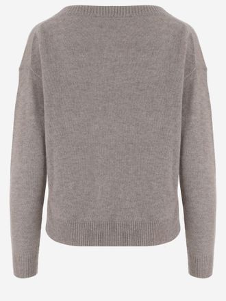 Allude Womens Cashmere Sweater Beige