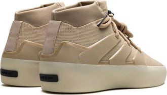 adidas Mens Fear Of God Collaboration High-Top Sneaker Beige Textile And Synthetic