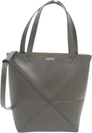 Loewe Borsa Tote Pre-owned - - Pre-owned - Donna - Verde - ONE SIZE