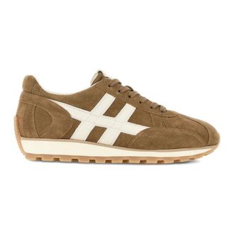 Hogan 86er Sneakers - Heren - Sneakers - Bruin - 44 EU - Leer - Schoenen