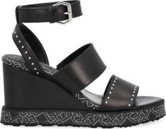Liu Jo Nicole 05 Sandalen - Dames - Sleehakken - Zwart - 41 EU - Leer - Schoenen