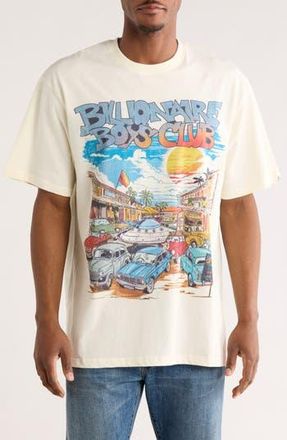 Billionaire Boys Club Partay Oversize Graphic T-Shirt in Winter White at Nordstrom Rack, Size Medium