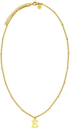 Petit Moments Initial Pendant Necklace in Gold-E at Nordstrom