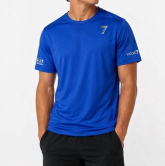 Emporio Armani Athletic Ea7 T-Shirt In Blue