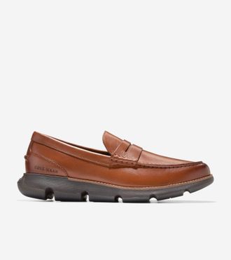 Cole Haan Mens 4.ZER&Oslash;GRAND Penny Loafers - Brown Size 10.5