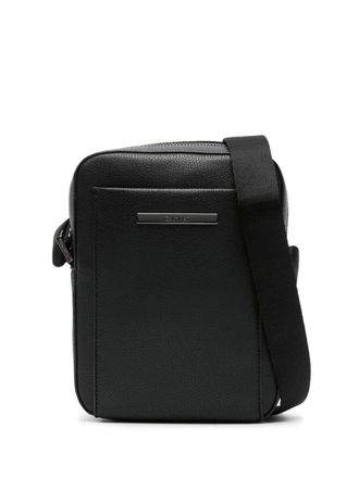 Calvin Klein Crossbodytas met logoplakkaat - Zwart