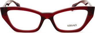 Versace 0VE3373U Cat Eye Acetate Eyeglasses - Burgundy