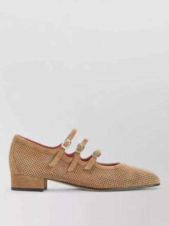Carel ariana split suede mary jane pumps