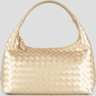 Alexander Smith Chloe Small in gold woven laminated leather