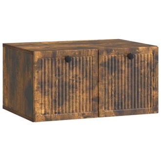 vidaXL Mueble Para Tv De Pared Roble Ahumado 59,5 X 41 X 30 Cm Vidaxl