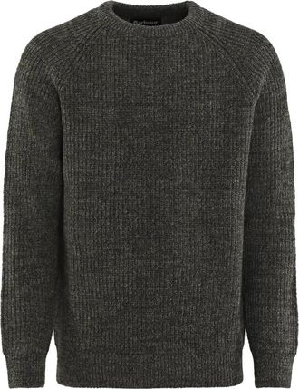 Barbour Essenti&euml;le Patch Herenjas - Heren - Ronde hals truien - Groen - M - Truien & Vesten