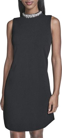 Karl Lagerfeld Karl Lagerfeld Scuba Crepe A-Line Dress