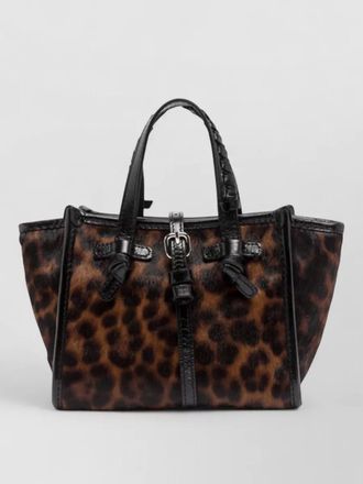 Gianni Chiarini marcella shoulder bag animal pattern hardware