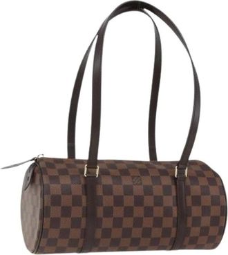 Louis Vuitton Pre-owned Shoulder Bags, female, Brown, Size: ONE SIZE Pre-owned Vintage Canvas Shoulder Bag