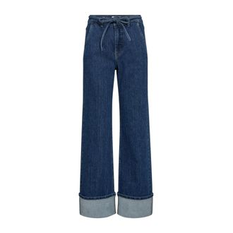 Co'Couture Wide Jeans, female, Blue, S, Modern Ankle Jeans