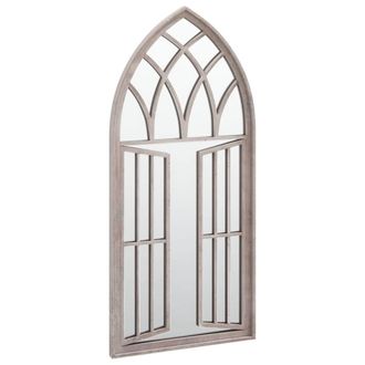 Berkfield Home Mirror Sand 100x45 cm Iron for Indoor Use in Cream