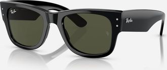 Ray-Ban Womens Rb0840S Square Sunglasses In Polished Black