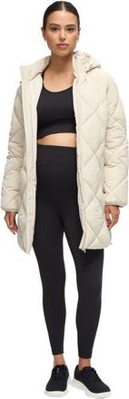 Ingrid & Isabel Longline Puffer with Insert in Stone at Nordstrom, Size X-Small
