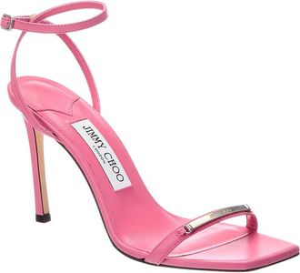 Jimmy Choo London Jaxon 95 Leather Sandal