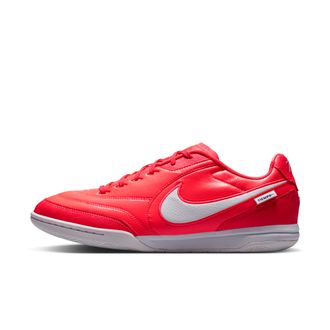 Nike Mens Tiempo Streetgato Indoor/Court Low-Top Soccer Shoes in Red | IZ1689-600
