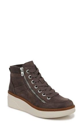 Blowfish Camden Wedge Sneaker in Grey Microsuede at Nordstrom Rack, Size 7.5