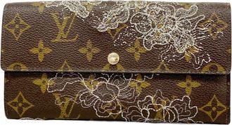 Louis Vuitton Brown Long Wallet (Bi-Fold) (Pre-Owned)