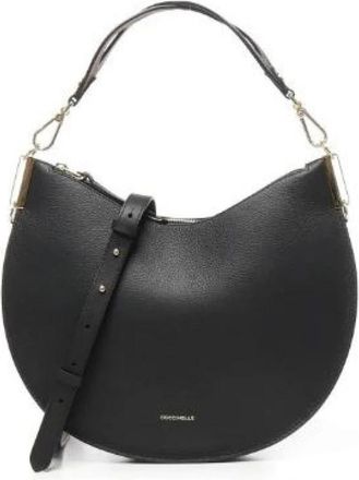 Coccinelle Boheme Medium - Dames - Schoudertassen - Zwart - ONE Size - Leer - Tassen