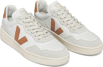 Veja V-90 Leather Sneaker in Extra-White Umber at Nordstrom Rack, Size 41