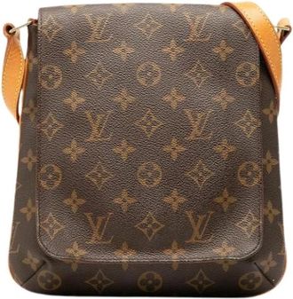 Louis Vuitton Pre-owned Cross Body Bags, female, Brown, Size: ONE SIZE Pre-owned Canvas Cross Body Bag