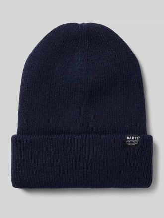 Barts M&uuml;tze mit Umschlag und Label-Detail Modell KINABALU in Dunkelblau, Gr&ouml;&szlig;e 1